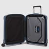 Trolley cabina rigido a 4 ruote Piquadro Blu - immagine 2