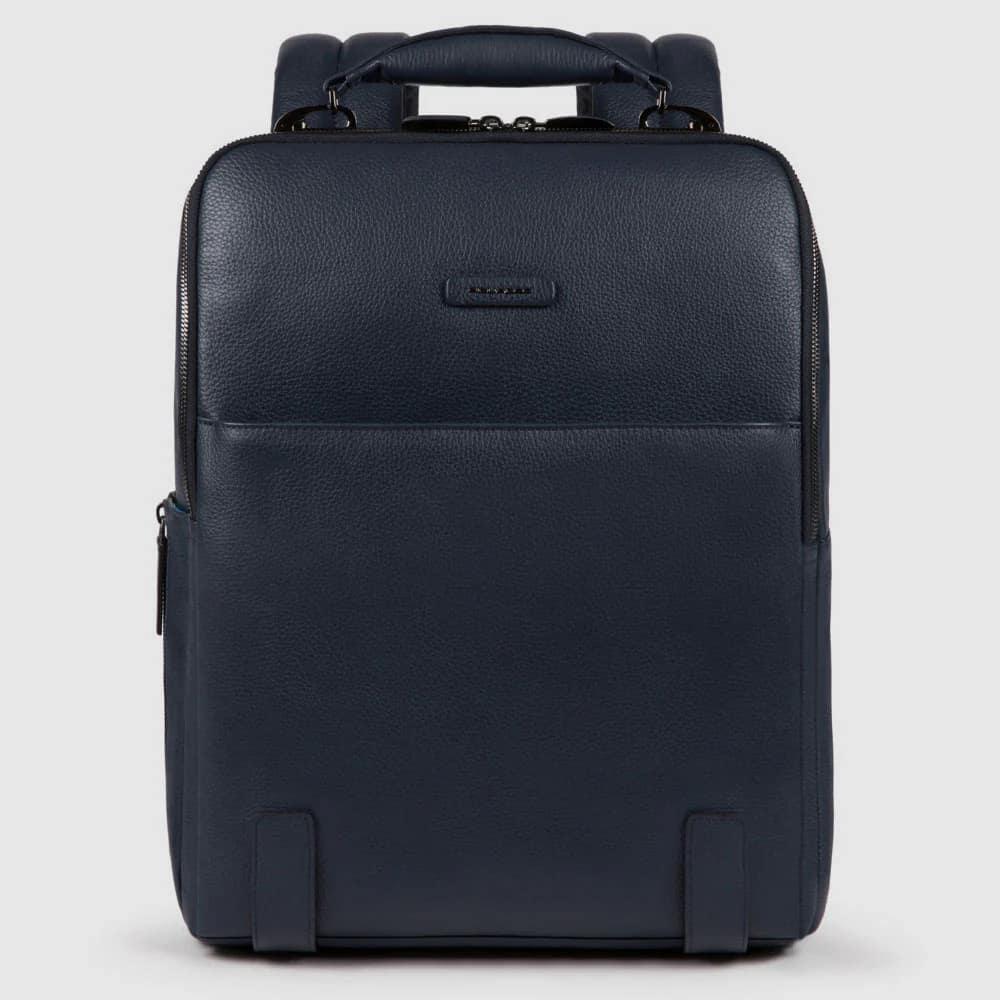 Zaino porta pc 15,6" e porta ipadĀ® in pelle Piquadro