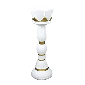 Vaso in resina - Re Bianco