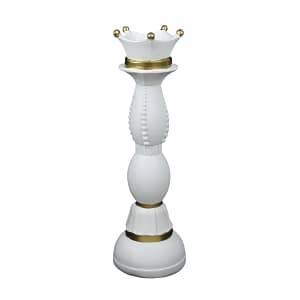Vaso in resina - Regina Bianca