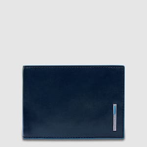 Portafoglio uomo con porta documenti Piquadro BLU2