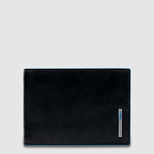 Portafoglio uomo con porta documenti Piquadro Nero