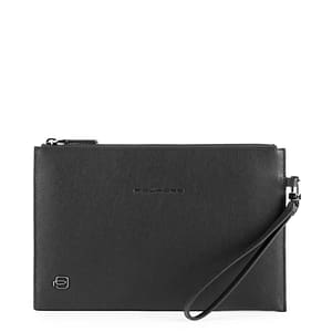 Pochette uomo sottile porta iPad®mini con tasca porta occhiali e manico rimovibile Piquadro N