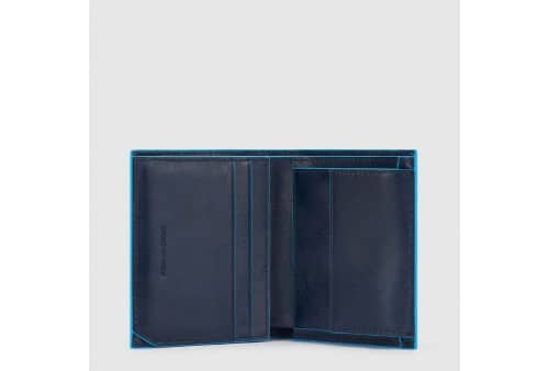 Portafoglio uomo verticale Blue Square Piquadro Blu - immagine 4