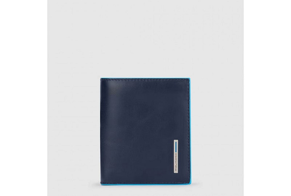 Portafoglio uomo verticale Blue Square Piquadro Blu