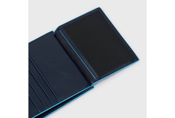 Portafoglio uomo verticale Blue Square Piquadro Blu - immagine 3