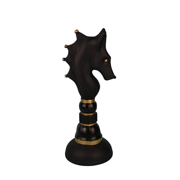 Vaso in resina - Cavallo Nero - immagine 2