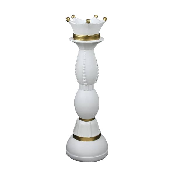 Vaso in resina - Regina Bianca
