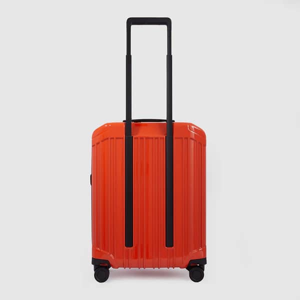 Trolley cabina rigido a 4 ruote Piquadro Arancione - immagine 3