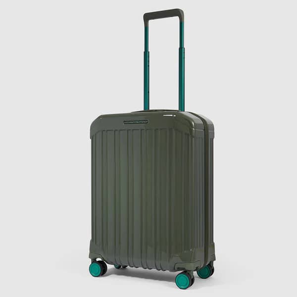 Trolley cabina rigido a 4 ruote Piquadro Verde Foresta - immagine 2