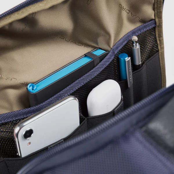 Zaino porta pc e porta ipad® in tessuto riciclato Piquadro - immagine 5