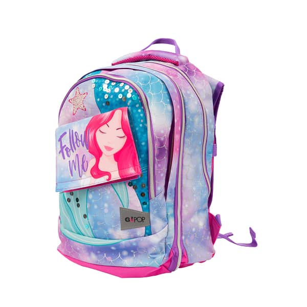 Zaino estensibile GoPOP™ Round Mermaid