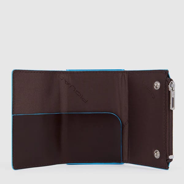Compact wallet porta monete con sliding system Piquadro MO - immagine 3