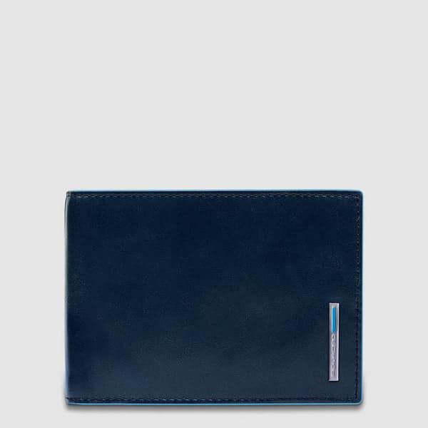 Portafoglio uomo con porta documenti Piquadro BLU2
