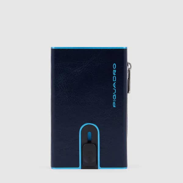 Compact wallet porta monete con sliding system Piquadro BLU2 - immagine 2