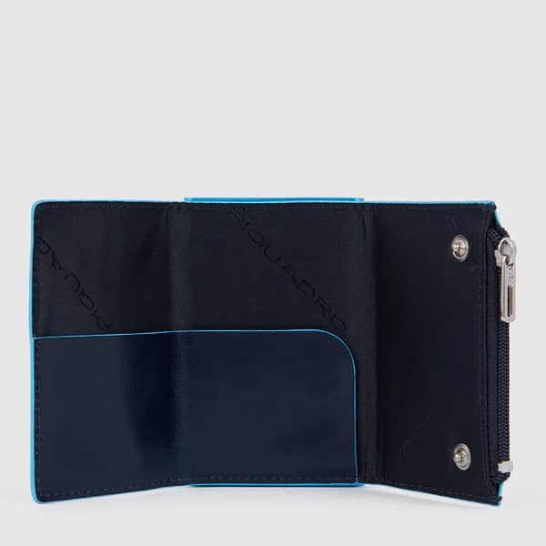 Compact wallet porta monete con sliding system Piquadro BLU2 - immagine 3