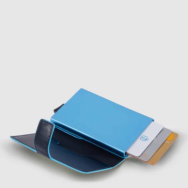 Portacarte di credito in metallo Piquadro BLU2 - immagine 2