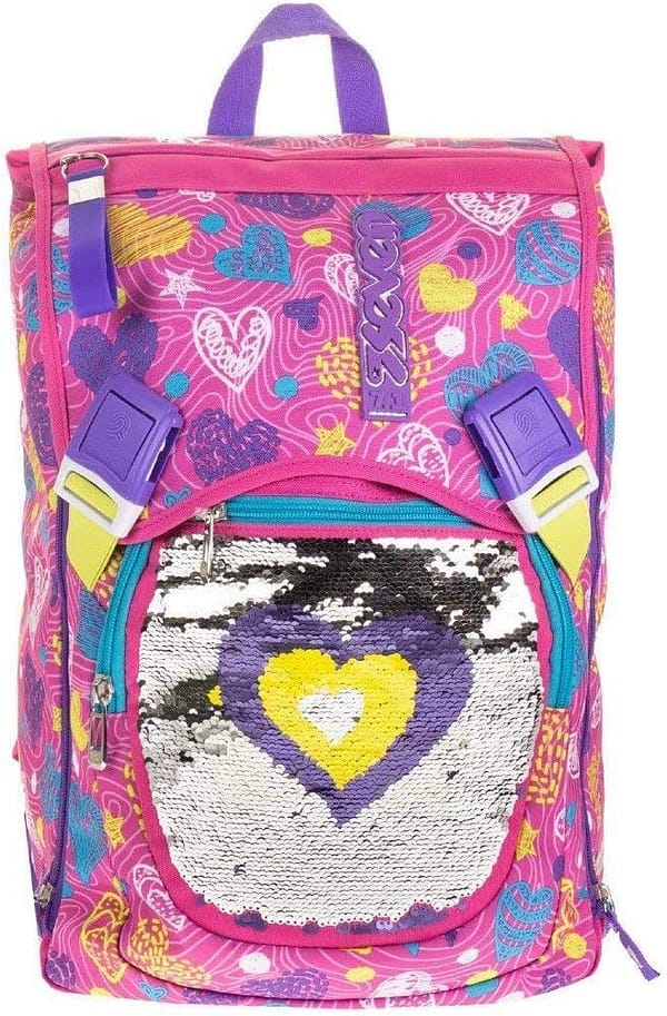 Zaino Seven® Shineheart Paillettes Fucsia - immagine 4