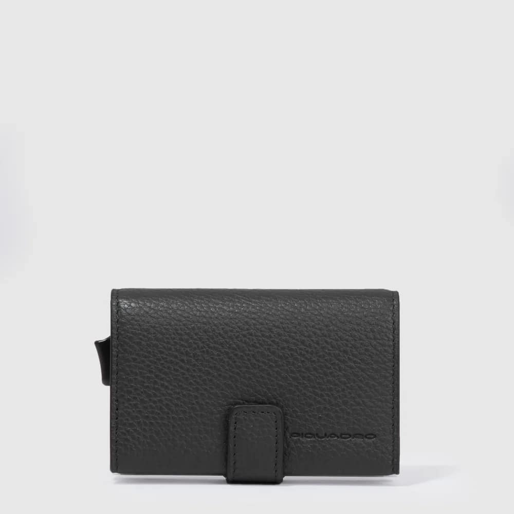 Portafoglio Porta Carte Di Credito PIQUADRO - Design In Metallo E Pelle, Elegante E Compatto - Foto 10